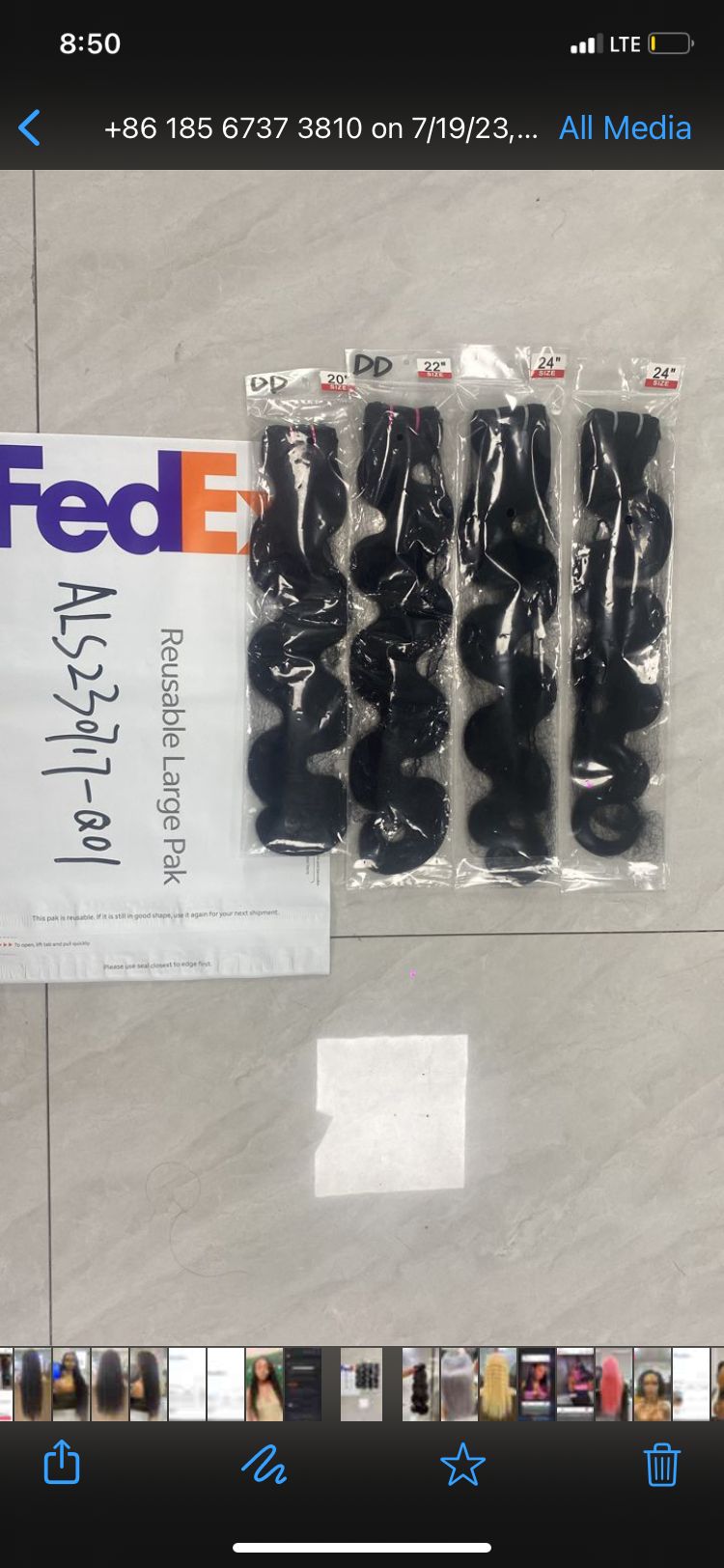 Raw bundles