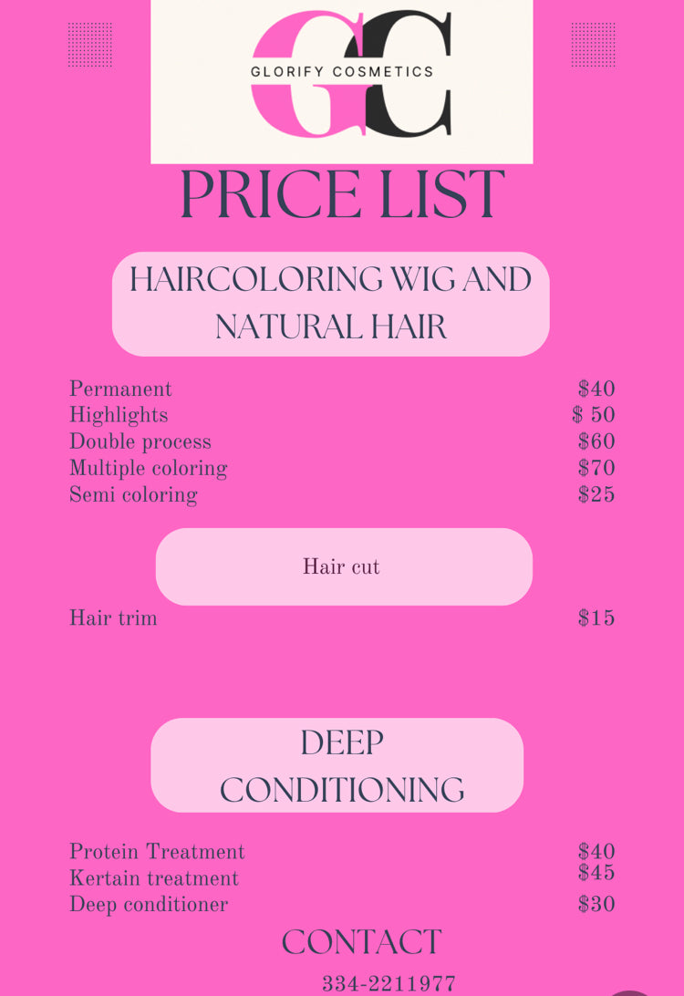 Wash and set ($75)